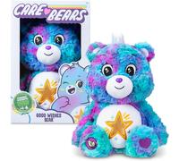 Basic Fun Care Bears Good Wishes Medium Plush Toy 35 cm - Soft, Fluffy Plush with Dazzling Belly Badge for Girls and Boys Aged 4+