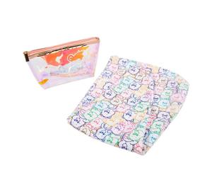 Care Bears Hair Turban and Cosmetics Bag Set