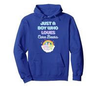 Care Bears Just A Boy Who Loves Care Bears Vintage Rainbow Pullover Hoodie, Adult Unisex, Royal Blue, Small