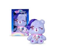 Basic Fun Care Bears 35cm Kindness Keepers Plush - Share Bear Eco-Friendly Soft Toy with Cute Expression & Belly Badge - Adorably Collectible Plush for Kids & Fans