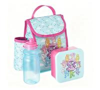 Care Bears “Living The Fun Life” My First Lunch Bag Combo Set - Includes Insulated Lunch Bag, Lunch Box & Water Bottle -BPA Free, Leakproof for Kids School Lunch Kit, Travel