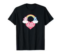 Care Bears Logo with Cheer Bear and Grumpy Bear Cartoon T-Shirt