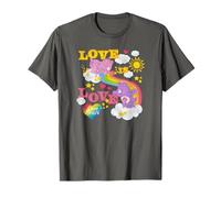 Care Bears Love Is Love Rainbow Pride Retro Cartoon T-Shirt