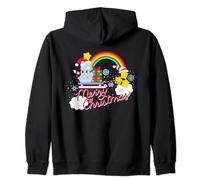 Care Bears Merry Christmas With Christmas Wishes Bear Zip Hoodie