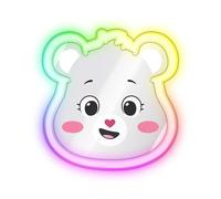 Care Bears Neon Wall Decor with Multicolored Ambient Lighting - USB Powered LED Light for Kids' Room Decor - Cheer Bear Character, Rainbow Glow - Perfect for Bedrooms, Nurseries, and Playrooms