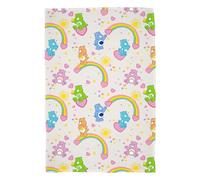 Care Bears Official Fleece Blanket, Super Soft Warm Blanket | Sunny Design |Featuring Grumpy, Cheer and Bedtime Bear |Perfect for Home, Bedroom, Sleepovers and Camping 100 x 150 cm | Multicolour