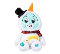 Care Bears | Snowman Wish Bear 22cm Bean Plush | Collectible Cute Soft Toy, Christmas Cuddly Toy for Boys Girls, Plush toy for Kids, Children Ages 4+ Gold with Star Badge | Basic Fun 22551
