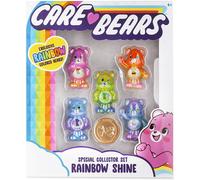 Care Bears Special Rainbow Metallic Collector 5 Pack for Girls and Boys Age 4 Years +