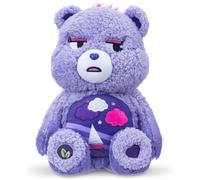Basic Fun Care Bears 35cm Medium Plush - Stormy Heart Bear Cosy Collection - Super Soft Eco-Friendly Toy with Belly Badge - Huggable Collectible for Kids & Fans, 14", Purple