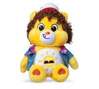 Basic Fun Care Bears x Stranger Things Funshine Bear as Dustin - 22 cm Plush - Limited Edition Collectible - Gift for Stranger Things Fans, Yellow