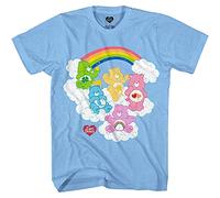 Care Bears T-Shirt - Classic Care Bears Distressed Look Shirt for Men or Women, Heather Light Blue, XX-Large