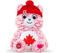 Basic Fun Care Bears Medium Plush True North Bear 3.0 - 35cm Sustainable Collectible Soft Toy with Maple Leaf Belly Badge - Canadian Exclusive