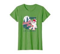 Care Bears True North Bear Happy Canada Day Forest Logo T-Shirt, Women, Grass Green, X-Small
