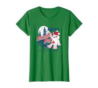 Care Bears True North Bear Happy Canada Day Forest Logo T-Shirt, Women, Kelly Green, X-Small
