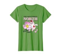 Care Bears True North The Great White North 1867 Floral T-Shirt, Women, Grass Green, Medium