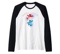 Care Bears: Unlock the Magic 4th of July Shine Bright Sparks Raglan Baseball Tee