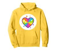 Care Bears: Unlock the Magic Caring Heart Bear Belly Pullover Hoodie