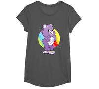 Care Bears: Unlock the Magic Share Bear T-Shirt, Girls, Asphalt Grey, Large
