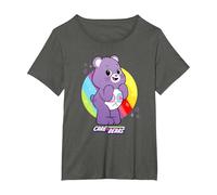 Care Bears: Unlock the Magic Share Bear T-Shirt, Women's Plus, Asphalt Grey, 2X