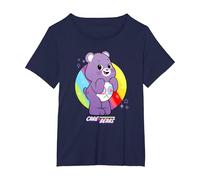 Care Bears: Unlock the Magic Share Bear T-Shirt, Women's Plus, Navy Blue, 4X