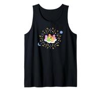 Care Bears Vintage Celestial Zodiac Rainbow Heart Group Tank Top