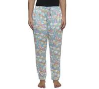 Care Bears Womens Lounge Pants Pajama Bottoms All Over Print, Light Blue, 1x