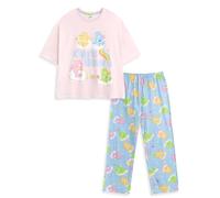 Care Bears Women's Short Sleeve Long Leg Pyjama Set | Pink | Size: Medium Care Bears Pink M