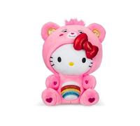Care Bears x Hello Kitty 22cm Plush - Grumpy Bear as Badtz-Maru Soft Toy