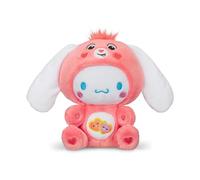 Care Bears x Hello Kitty 22cm Plush - Cinnamoroll Love-A-Lot Bear Soft Toy, Sanrio Collectible Teddy Bear
