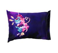 Care Bears x Universal Monsters Halloween Beauty Silky Satin Standard Reversible Pillowcase Cover 20x30 for Hair and Skin, (Officially Licensed Product) by Franco Collectibles