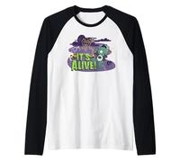 Care Bears x Universal Monsters It's Alive Frankenstein Raglan Baseball Tee