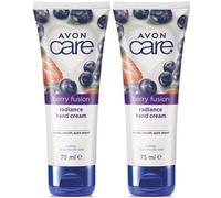 Avon Care Berry Fusion Moisturising Hand Cream 75ml - Pack of 2