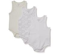 Care Body Baby Ärmellos, 3er Pack Offwhite (200), 62