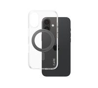 CARE by PanzerGlass Feature Case Transparent w. Black Kickstand & MagSafe iPhone
