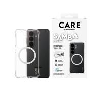 CARE by PanzerGlass Samba Case Transparent w. White Qi Samsung New Galaxy S26 |