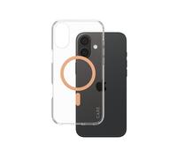 CARE™ by PanzerGlass® Urban Combat Case Transparent w. Peachy MagSafe iPhone 16 Plus