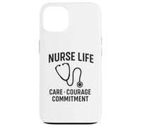 Care, Courage, Commitment | International Nurses Day Gift Case for iPhone 13