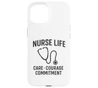 Care, Courage, Commitment | International Nurses Day Gift Case for iPhone 15