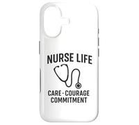 Care, Courage, Commitment | International Nurses Day Gift Case for iPhone 17
