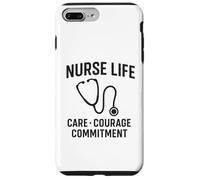 Care, Courage, Commitment | International Nurses Day Gift Case for iPhone 7 Plus/8 Plus
