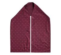 Care Designs Straight Scarf Clothing Protector - Stylish & Waterproof Adult Bib | Chic Absorbent Scarf for Spills & Clothing Protection (Burgundy pattern)