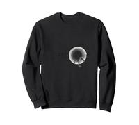 Care Factor: Modern Minimalist Circular Graphic Sweatshirt, Adult Unisex, Black, L
