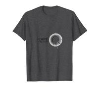 Care Factor: Modern Minimalist Circular Graphic T-Shirt, Men, Dark Heather Grey, L
