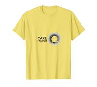 Care Factor: Modern Minimalist Circular Graphic T-Shirt, Men, Lemon, L