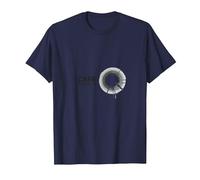 Care Factor: Modern Minimalist Circular Graphic T-Shirt, Men, Navy, L