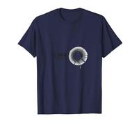 Care Factor: Modern Minimalist Circular Graphic T-Shirt, Men, Navy, XXL