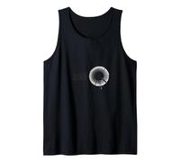 Care Factor: Modern Minimalist Circular Graphic Tank Top, Men, Black, L