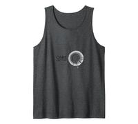 Care Factor: Modern Minimalist Circular Graphic Tank Top, Men, Dark Heather Grey, L