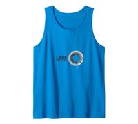 Care Factor: Modern Minimalist Circular Graphic Tank Top, Men, Sapphire, L