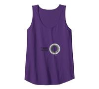 Care Factor: Modern Minimalist Circular Graphic Tank Top, Women, Purple, XXL